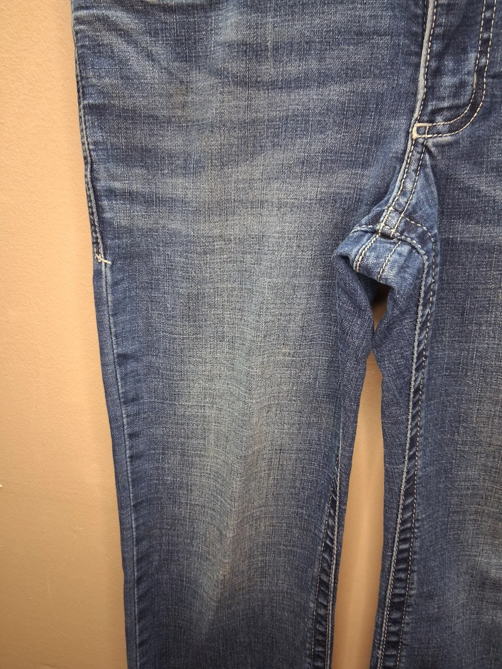 Wrangler Willow Ultimate Riding Jeans Women's 5x34 Blue Bootcut Stretch 10WRW60D - Picture 6 of 10